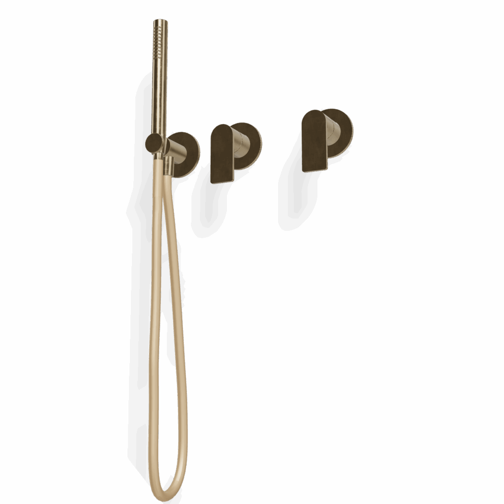 Mischer für Badewanne UP Edelstahl Treemme 3.6 mm PVD Gold