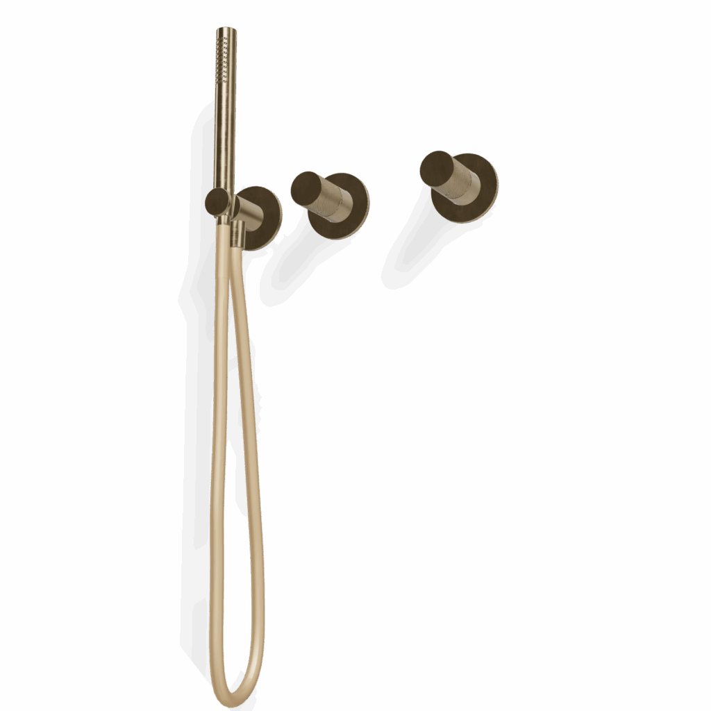 Mischer für Badewanne UP Edelstahl Treemme 3.6 mm PVD Gold