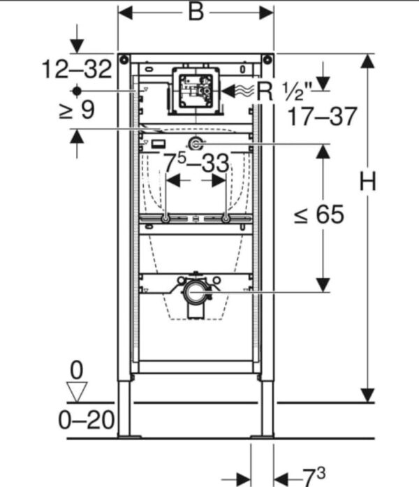 Duofix Geberit Duofix Urinal HyTronic – Bild 2