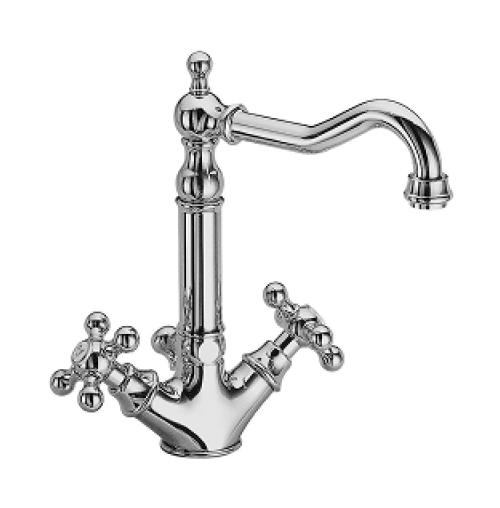 Küchenmischer Zweigriff Retro Romantica Treemme schwenkbar