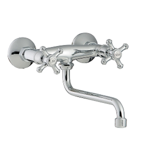 Küchenmischer Retro OLD Italy zweigriff Treemme Wandmontage