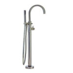 Badewannen Armatur freistehend X-Change Nickel gebürstet