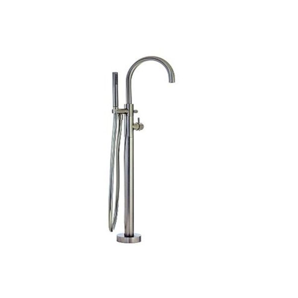 Badewannen Armatur freistehend X-Change Nickel gebürstet