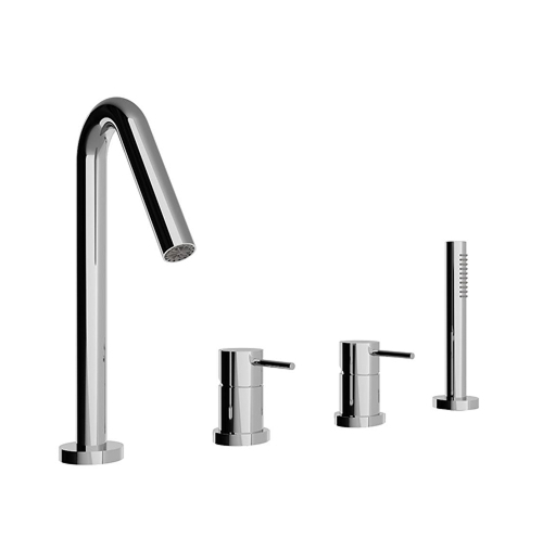 Mischer für Badewannen Randmontage 4Loch Treemme UP+