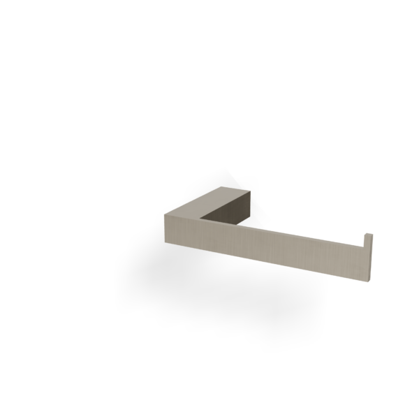 TAG Treemme Tag QUADRA WC-Rollenhalter Eckiges Design Nickel gebürstet