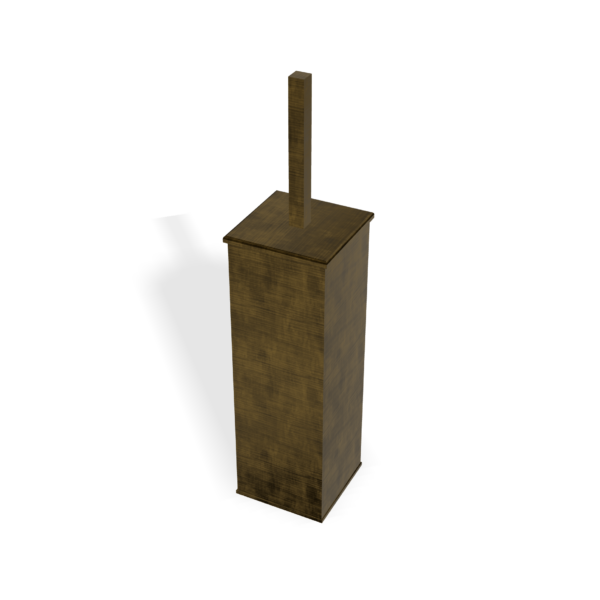 Design-Bürstenhalter TAG Treemme Tag QUADRA Stehend Bronze gebürstet