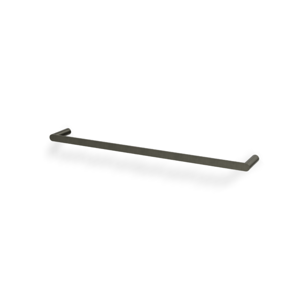 Badetuchstange Tag TONDA B= 60 cm Chrom Schwarz gebürstet