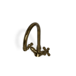 Küchenmischer zweigriff retro schwenkbar Bronze gebürstet