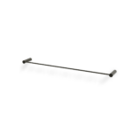 Badetuchstange Tag FILO B= 60 cm Chrom Schwarz gebürstet