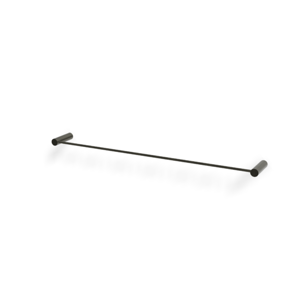 Badetuchstange Tag FILO B= 60 cm Chrom Schwarz gebürstet