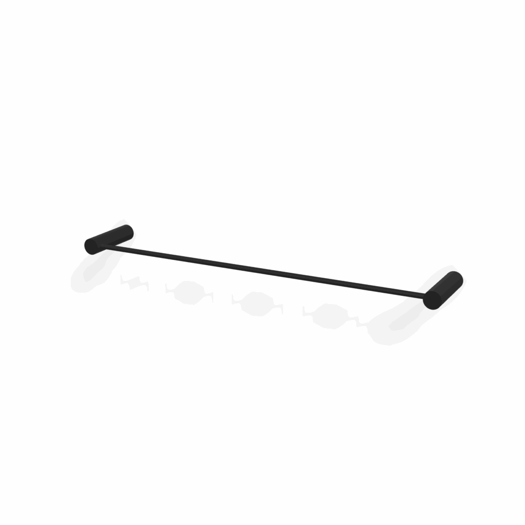 Badetuchstange Tag FILO B= 45 cm Schwarz matt
