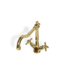 Küchenmischer Retro Standmodell schwenkbar Gold glanz