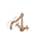 Küchenmischer Retro Standmodell schwenkbar Rose Gold gebürstet