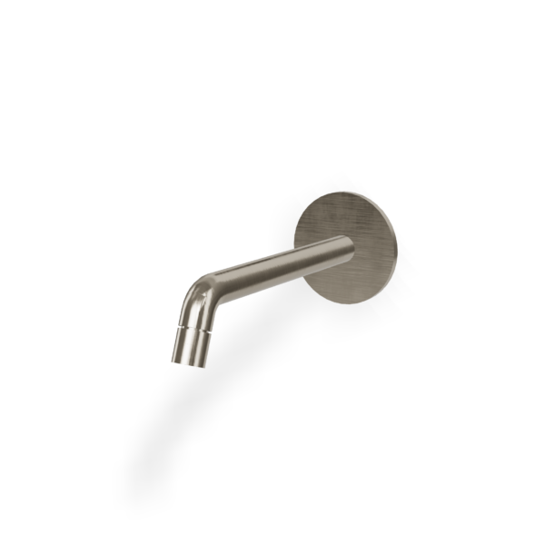 Auslauf aus Wand für Badewanne Treemme UP+ A=17.7 Nickel gebürstet