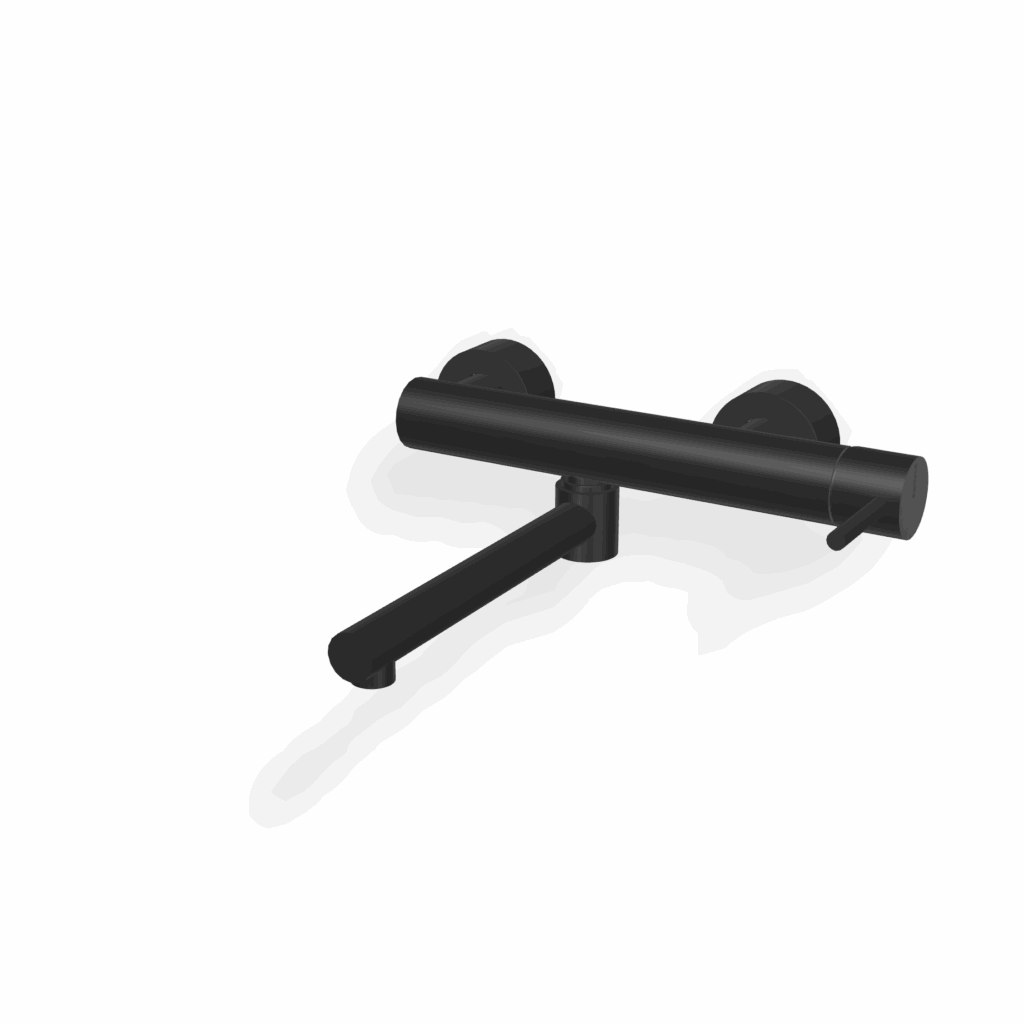 Waschküchen Armatur Schwenkbar Treemme X-Change A= 23 cm Schwarz matt