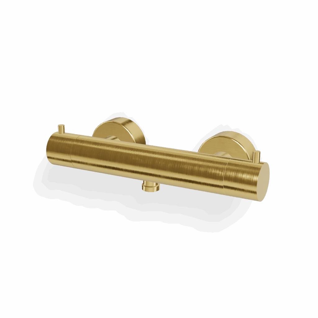 Duschmischer Thermostat Treemme UP+ Gold gebürstet