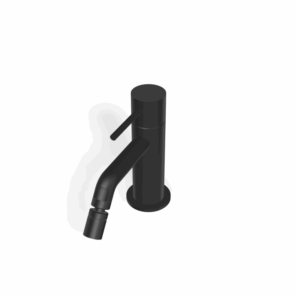Mischer für Bidet Treemme UP+ Schwarz matt
