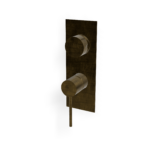 Mischer für Dusche 2 Weg Platte UP Treemme UP+ Bronze gebürstet