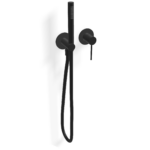 UP Mischer für Dusche mit Handbrause 1 Weg UP+ Schwarz matt