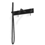 Mischer für Badewanne UP Platte Treemme UP+ Schwarz matt