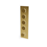 Mischer für Dusche 4 Verbraucher UP Treemme SHOWERS Gold gebürstet