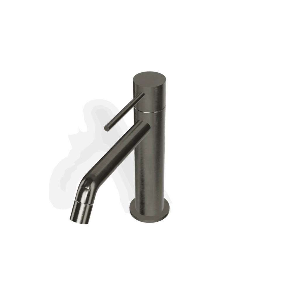 Mischer Lang für Waschtisch Treemme UP+ Chrom Schwarz gebürstet