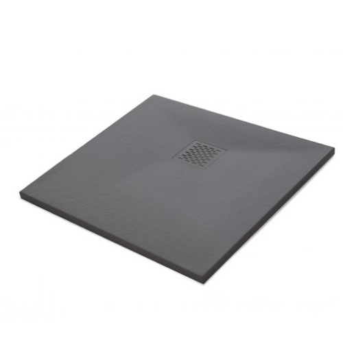 Duschwanne CENTURIA Cemento Stone Nox 100 x 100