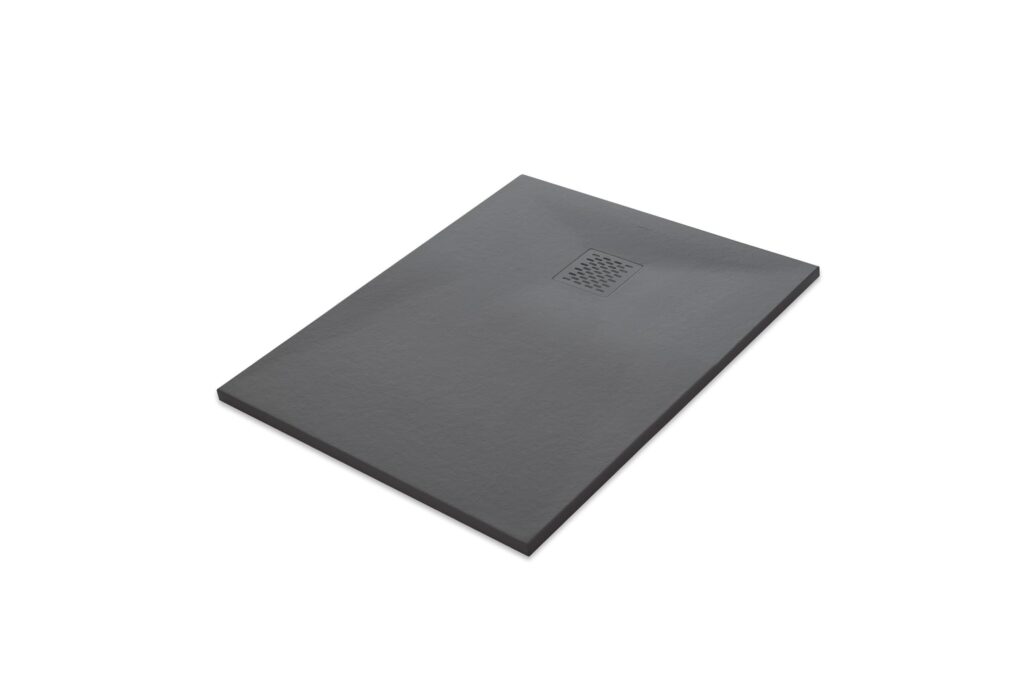 Duschwanne CENTURIA Cemento Stone Nox Boden eben