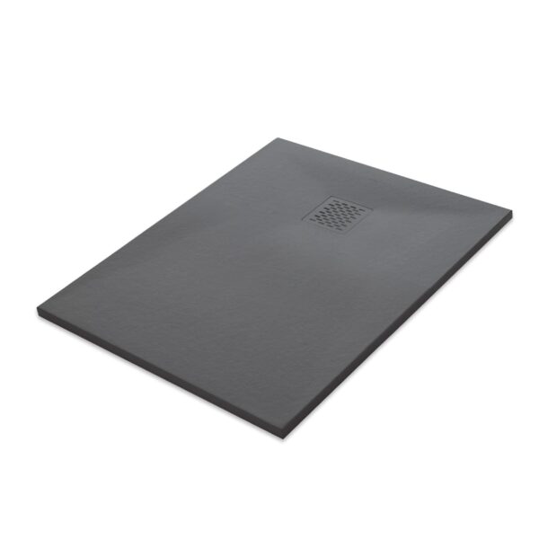 Duschwanne CENTURIA Cemento Stone Nox Boden eben