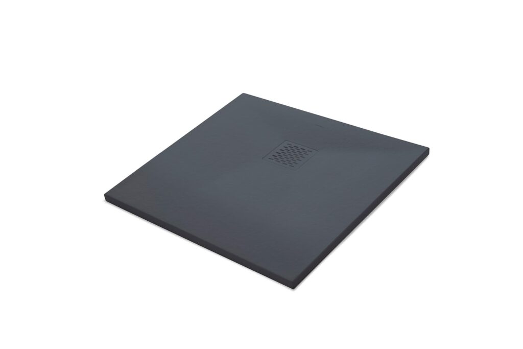 Duschwanne CENTURIA Basalto Stone Nox Bodeneben