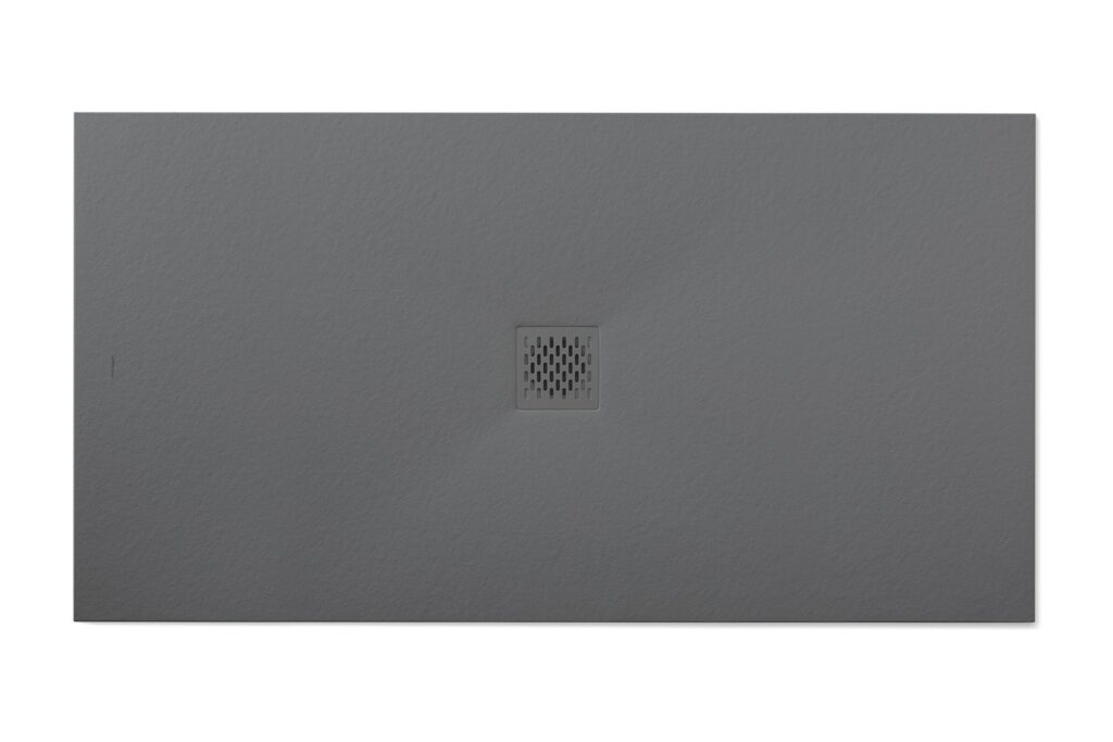 Duschwanne COLISEO Cemento Stone Nox L= 180 cm x B= 90 cm McBath