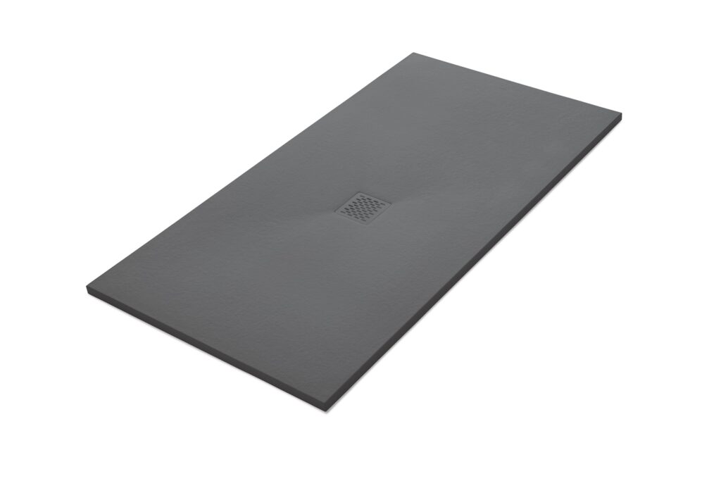Duschwanne COLISEO Cemento Stone Nox L= 180 cm x B= 90 cm