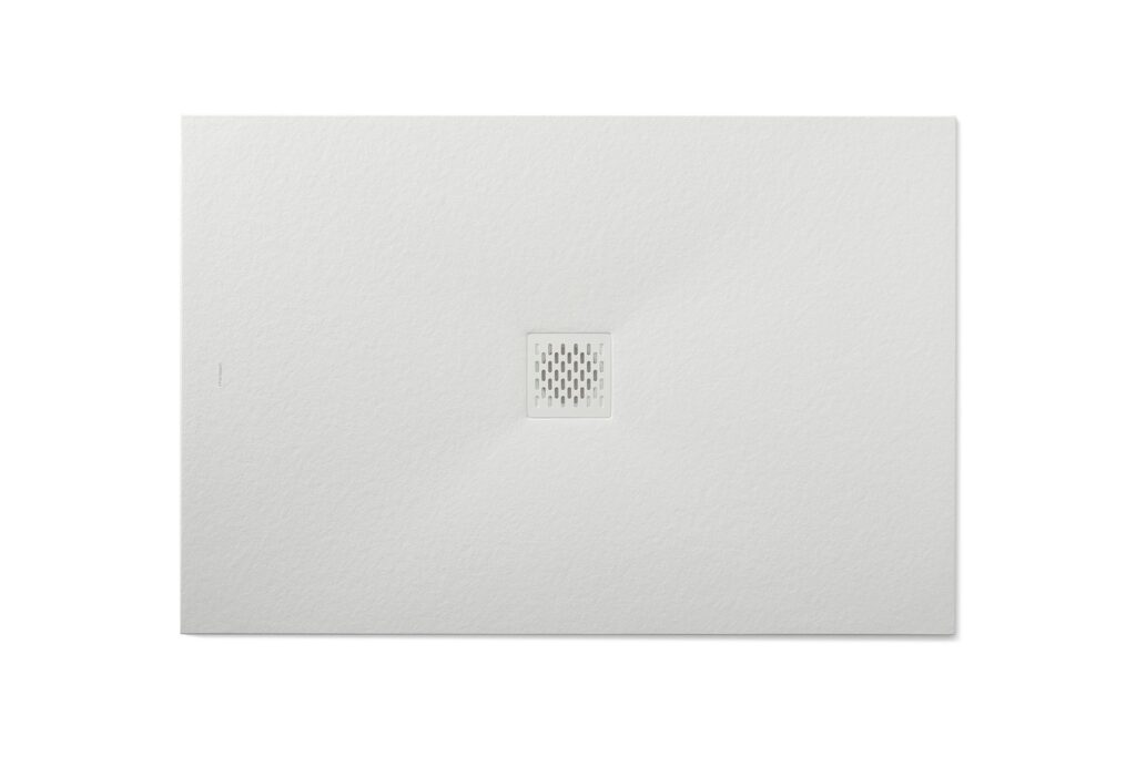 Duschwanne COLISEO Weiss Stone Nox L= 120 cm x B= 80 cm