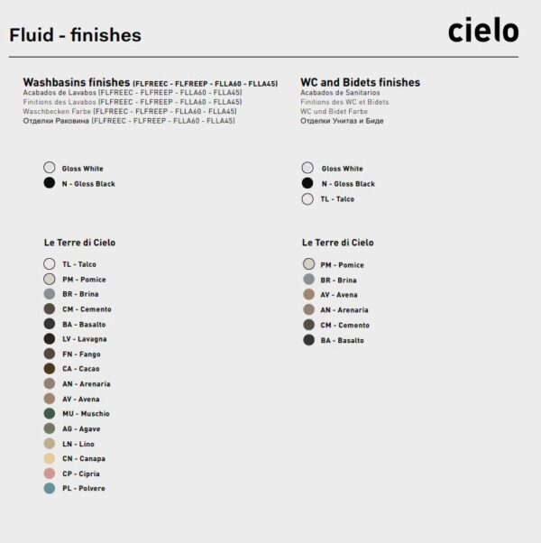 Waschsäule freistehend von Cielo Linie Fluid B= 45 cm – Bild 2