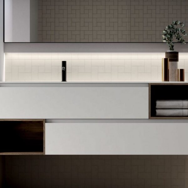 Design Badmöbel von IdeaGroup Form B=140 cm