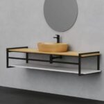 Hang and Stand Badmöbel wand hängend B 120 cm Azzurra