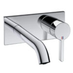 Waschtischarmatur KWC Bevo Chrom Unterputz