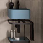 Les Petites Badmöbelkombinationen Gästebad B= 35 cm Ceramica Cielo