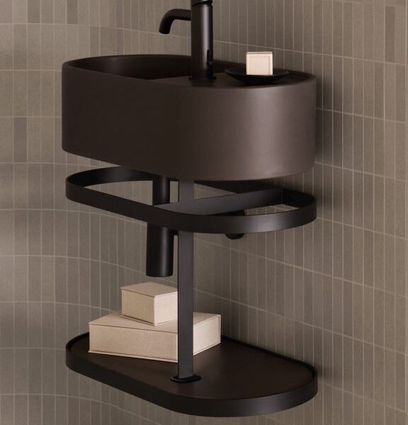 Les Petites Bademöbelkombinationen Gästebad B= 46cm Ceramica Cielo