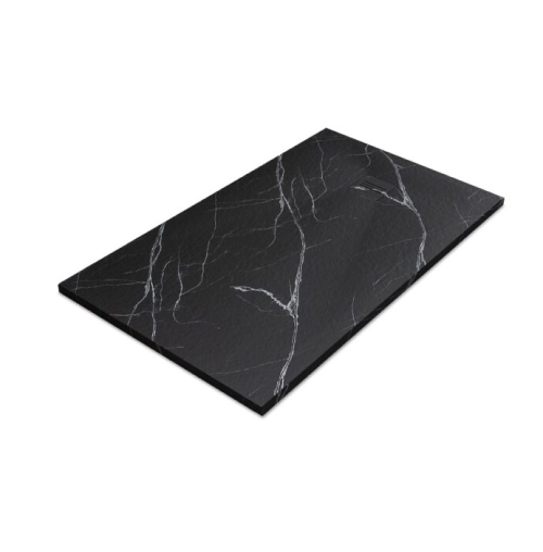Duschwanne MIRAGE Marquina Negro L= 140 cm x B= 100 cm