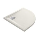 Duschwanne MALENKE Marfil Stone Nox 90 cm halbrund McBath