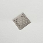 Malenke weiss Stone Nox Ablaufdeckel Edelstahl