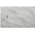Duschwanne MIRAGE Calacatta Blanco L= 180 cm x B= 100 cm