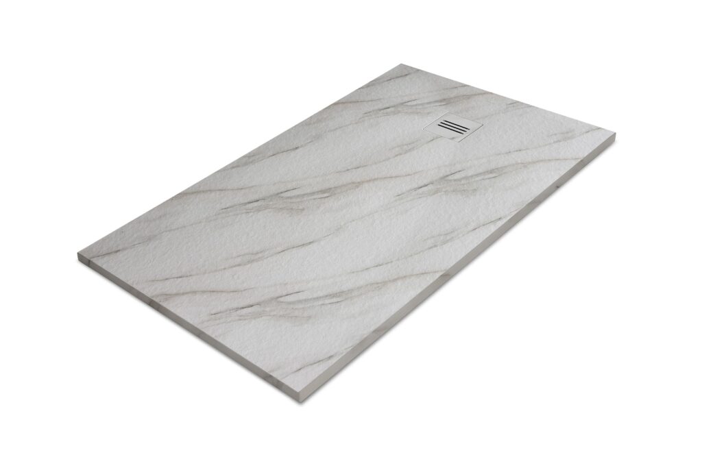 Duschwanne MIRAGE Calacatta Blanco L= 180 cm x B= 100 cm