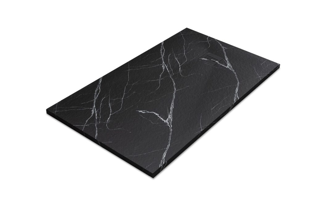 Duschwanne MIRAGE Marquina Negro L= 140 cm x B= 100 cm
