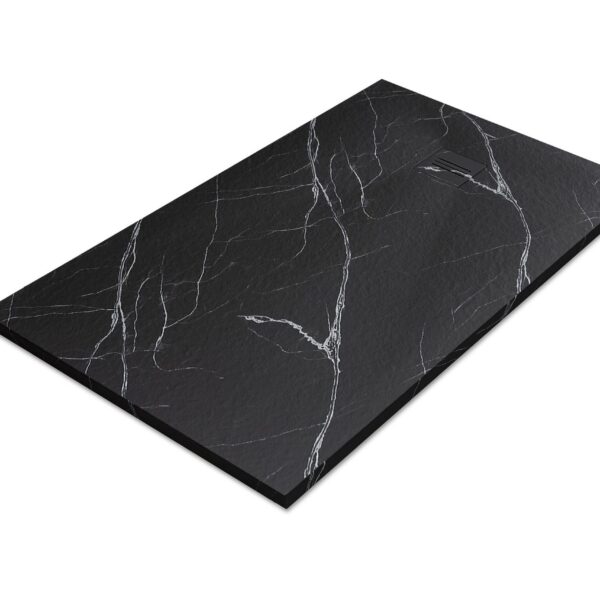 Duschwanne MIRAGE Marquina Negro L= 140 cm x B= 100 cm