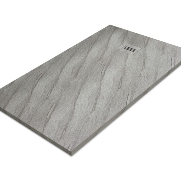 Duschwanne MIRAGE Travertino Gris L= 160 cm x B= 100 cm