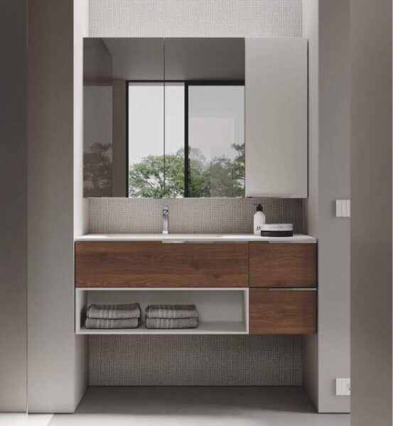 Design Badmöbel MyTime von IdeaGroup B= 90 cm Mineralguss