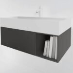 FALPER Badmöbel Quattro Zero B= 100 cm Design
