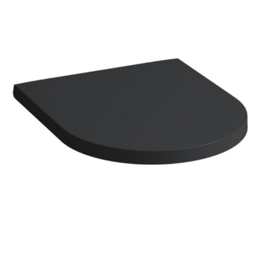 WC-Deckel LAUFEN KARTELL schwarz matt Absenkautomatik